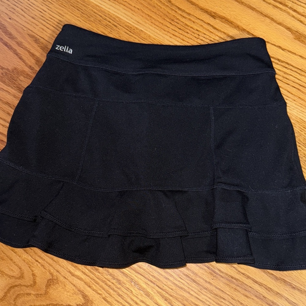 Zella Black Mini Skirt for Women